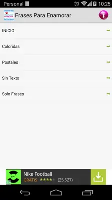 Frases Para Enamorar android App screenshot 2